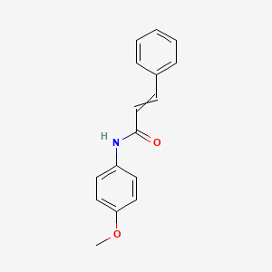 molecular formula C16H15NO2 B8775210 N-(4-Methoxy-phenyl)-3-phenyl-acrylamide 