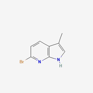 molecular formula C8H7BrN2 B8775238 6-bromo-3-methyl-1H-pyrrolo[2,3-b]pyridine 