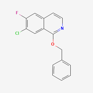 1-Benzyloxy-7-chloro-6-fluoro-isoquinoline