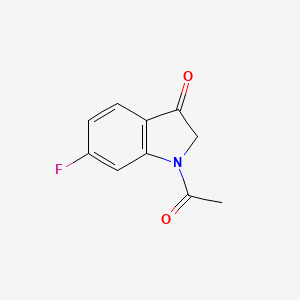 3H-Indol-3-one, 1-acetyl-6-fluoro-1,2-dihydro-