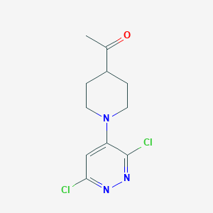 1-(1-(3,6-Dichloropyridazin-4-yl)piperidin-4-yl)ethanone