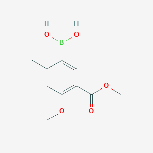 (4-Methoxy-5-(methoxycarbonyl)-2-methylphenyl)boronic acid
