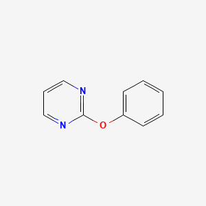 molecular formula C10H8N2O B8775612 2-Phenoxypyrimidine 