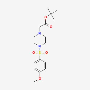 [4-(4-Methoxy-benzenesulfonyl)-piperazin-1-yl]-acetic acid tert-butyl ester
