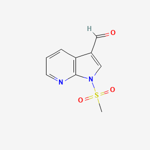 1H-Pyrrolo[2,3-b]pyridine-3-carboxaldehyde, 1-(methylsulfonyl)-