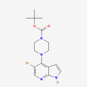 tert-butyl 4-(5-bromo-1H-pyrrolo[2,3-b]pyridin-4-yl)piperazine-1-carboxylate