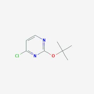 Pyrimidine, 4-chloro-2-(1,1-dimethylethoxy)-