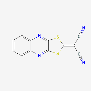 [1,3]Dithiolo[4,5-b]quinoxalin-2-ylidenepropanedinitrile