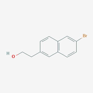 molecular formula C12H11BrO B8775722 2-(6-Bromo-2-naphthyl)ethanol CAS No. 689290-85-5