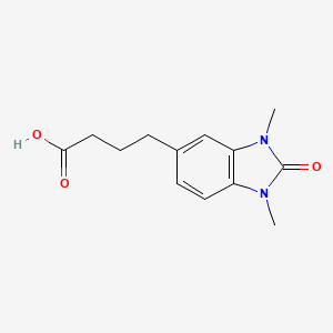 4-(1,3-Dimethyl-2-oxo-2,3-dihydro-1H-benzimidazol-5-yl)butanoic acid