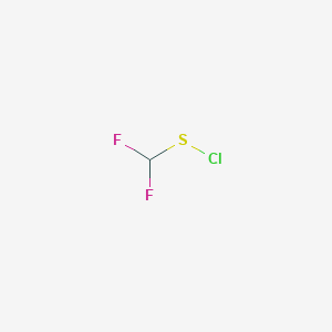 molecular formula CHClF2S B8775743 Difluoromethylsulfenylchloride CAS No. 58932-27-7