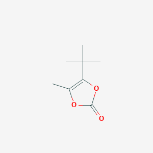 molecular formula C8H12O3 B8775751 4-(tert-Butyl)-5-methyl-1,3-dioxol-2-one CAS No. 86005-11-0