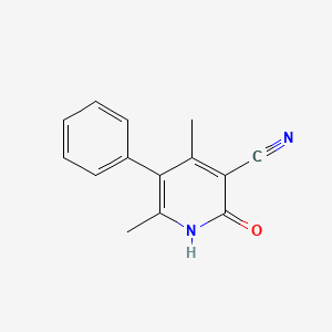4,6-Dimethyl-2-oxo-5-phenyl-1,2-dihydropyridine-3-carbonitrile
