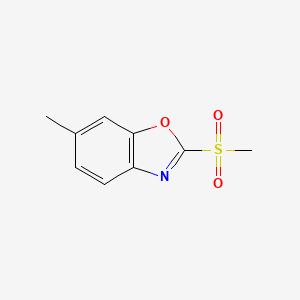 B8775822 6-Methyl-2-(methylsulfonyl)-1,3-benzoxazole CAS No. 791594-35-9