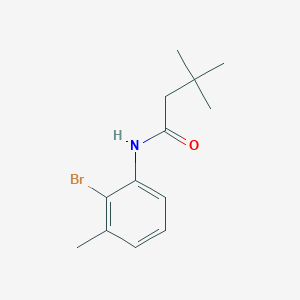N-(2-bromo-3-methylphenyl)-3,3-dimethylbutanamide