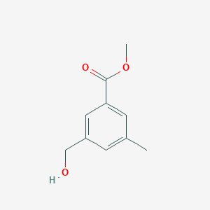 molecular formula C10H12O3 B8775869 Methyl 3-(hydroxymethyl)-5-methylbenzoate 