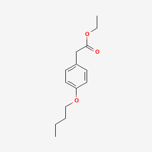 molecular formula C14H20O3 B8775906 Ethyl (4-butoxyphenyl)acetate CAS No. 4547-58-4