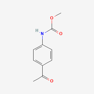 molecular formula C10H11NO3 B8775922 methyl N-(4-acetylphenyl)carbamate CAS No. 60677-43-2