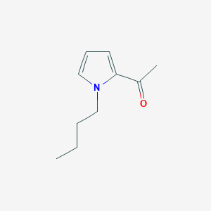 molecular formula C10H15NO B8775935 1-(1-Butyl-1H-pyrrol-2-yl)ethanone CAS No. 84756-52-5