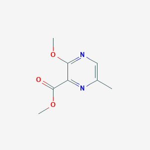 molecular formula C8H10N2O3 B8775951 Methyl 3-methoxy-6-methylpyrazine-2-carboxylate 