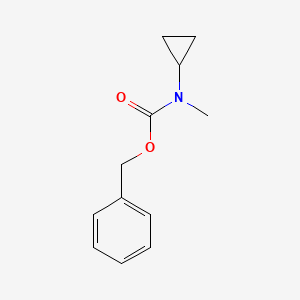 molecular formula C12H15NO2 B8775963 Benzyl cyclopropyl(methyl)carbamate 