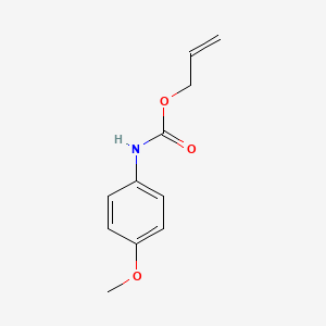 Carbamic acid, 4-methoxyphenyl-, allyl ester