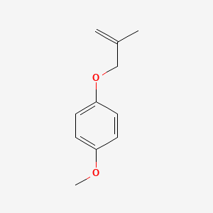 molecular formula C11H14O2 B8776019 1-Methoxy-4-[(2-methylprop-2-en-1-yl)oxy]benzene CAS No. 5820-29-1