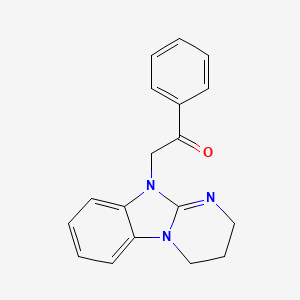 10-Phenacyl-2,3,4,10-tetrahydropyrimidino[1,2-a]benzimidazole