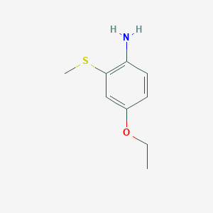 4-Ethoxy-2-(methylsulfanyl)aniline