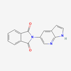 2-(1H-pyrrolo[2,3-b]pyridin-5-yl)isoindoline-1,3-dione