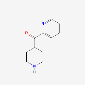 molecular formula C11H14N2O B8776243 2-(Piperidine-4-carbonyl)pyridine 