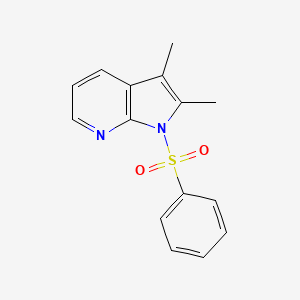 2,3-dimethyl-1-(phenylsulfonyl)-1H-pyrrolo[2,3-b]pyridine
