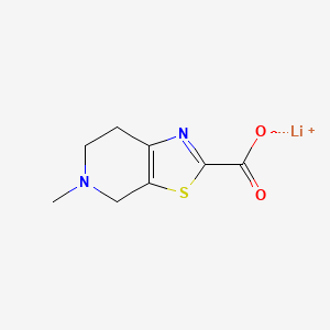 5-Methyl-4,5,6,7-tetrahydrothiazolo[5,4-c]pyridine-2-carboxylic acid lithium salt