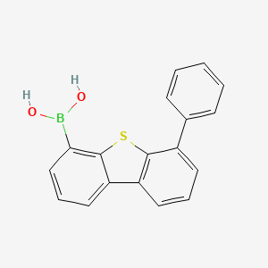 (6-Phenyldibenzo[b,d]thiophen-4-yl)boronic acid