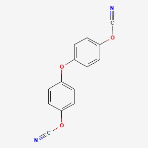 4-(4-(Cyanooxy)phenoxy)phenyl cyanate