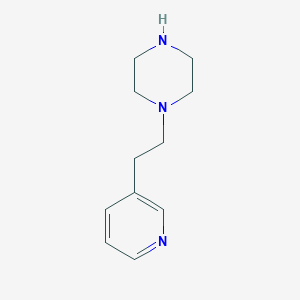molecular formula C11H17N3 B8776372 1-(2-(Pyridin-3-YL)ethyl)piperazine CAS No. 381721-53-5