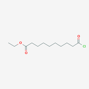 molecular formula C12H21ClO3 B8776379 Ethyl 10-chloro-10-oxodecanoate CAS No. 6946-46-9