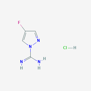 4-Fluoro-1H-pyrazole-1-carboximidamide hydrochloride