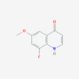 8-Fluoro-6-methoxyquinolin-4-ol