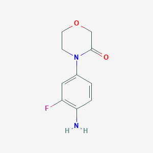 4-(4-Amino-3-fluorophenyl)morpholin-3-one