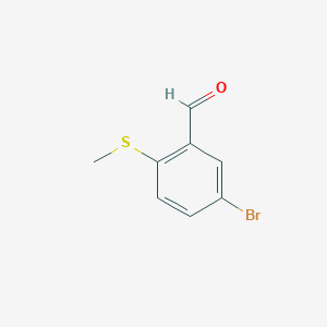 5-Bromo-2-methylsulfanylbenzaldehyde