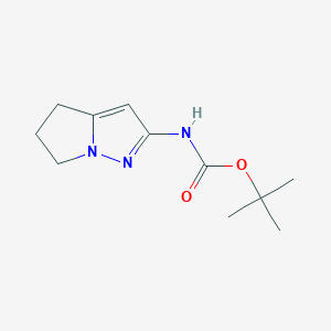 tert-Butyl 5,6-Dihydro-4H-pyrrolo[1,2-b]pyrazol-2-ylcarbamate