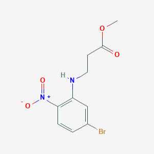Methyl 3-((5-bromo-2-nitrophenyl)amino)propanoate