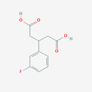 3-(3-Fluorophenyl)pentanedioic acid
