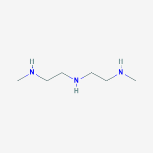 molecular formula C6H17N3 B8776565 N1-Methyl-N2-[2-(methylamino)ethyl]-1,2-ethanediamine 