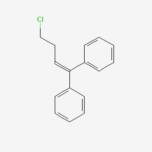 molecular formula C16H15Cl B8776600 1,1'-(4-Chloro-1-butenylidene)bisbenzene CAS No. 5746-95-2