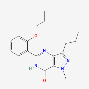 1-Methyl-5-(2-propoxy-phenyl)-3-propyl-1,6-dihydro-pyrazolo[4,3-d]pyrimidin-7-one