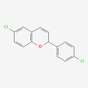 6-Chloro-2-(4-chlorophenyl)-2H-1-benzopyran