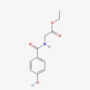 Ethyl 2-[(4-hydroxyphenyl)formamido]acetate