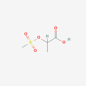 2-((Methylsulfonyl)oxy)propanoic acid